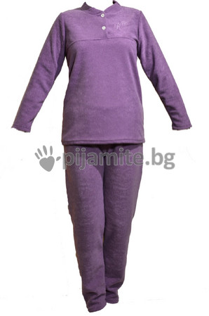   Дамска пижама - дълъг ръкав, хавлия 61615